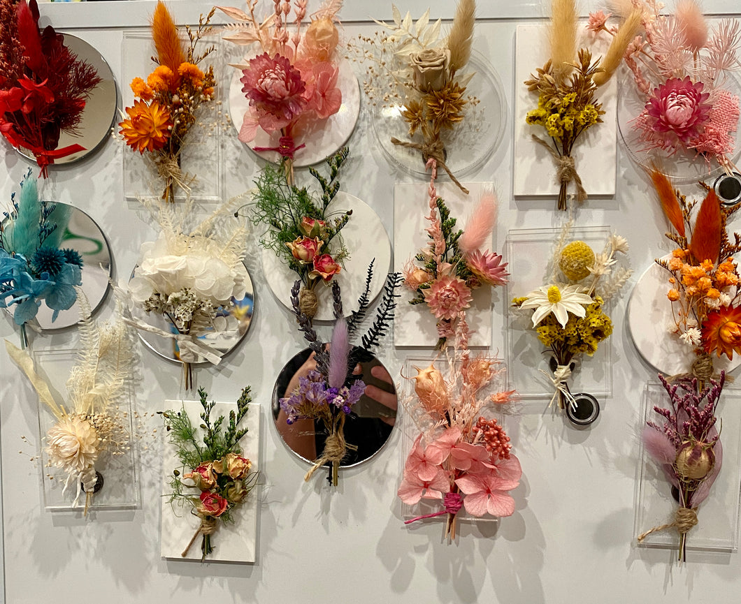 Dried Flower Magnets